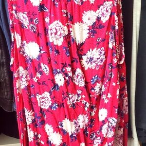 Torrid high neck floral tank